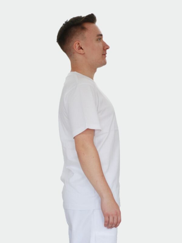 Bílé pánské tričko s krátkým rukávem