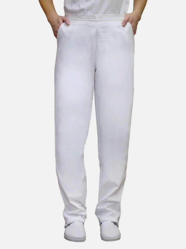 Dámské bílé kuchařské kalhoty Ida