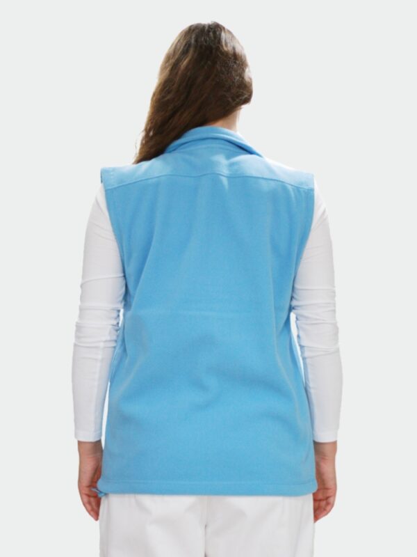 Zdravotnická fleecová vesta modrá